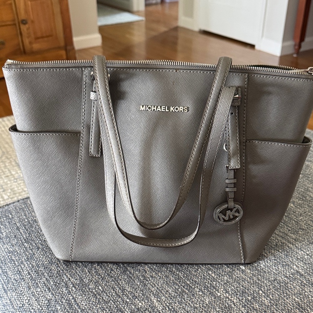 Michael Kors Charcoal Tote Bag
